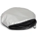 DDC silver and black custom car front window sun visor
